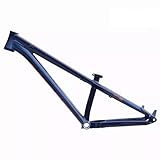 HSIRYAOHD Dirt Jump Bike Rahmen 26er XC/AM Hardtail Mountainbike-Rahmen durch Achse Boost, 12 x 148 mm, Rahmen aus Aluminiumlegierung, Scheibenbremse, interner Routing-Rahmen (Farbe: Blau)