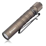 OLIGHT I3T Mini LED Taschenlampe 180 Lumen 60m Reichweite, kleine Lampe mit Endkappenschalter, Wasserdicht IPX8, AAA Batterie, für Camping, Jagd, Outdoor und Notfall (Desert Tan)
