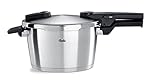 Fissler Vitaquick Premium/Schnellkochtopf (4,5 L, Ø 22 cm) Edelstahl-Dampfkochtopf, 2-Garstufen, Made in Germany - Induktion