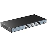 SODOLA 24 Port 2.5Gbit Smart Web Managed Switch,24 x 2.5G Base-T Ports, 2 x 10G SFP+,Link Aggregation/QoS/VLAN/IGMP,1U montierter 2.5G Netzwerk Switch