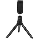 PAMINGONO Kompaktes Mini Handy stativ mit Kugelkopf Tragbarer Telefonhalter Stabiler Kamera Smartphone ständer für Desktop und Vlogging für Zuhause und Unterwegs