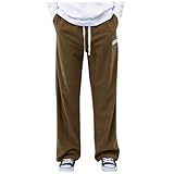 Cordhose Herren Baggy Hose Stretch mit Gummizug Sommer Freizeithose Lang Jogginghose Loose fit Modern Relaxhose Bequem Stoffhose Sport Trainingshose Leichte Softshellhose