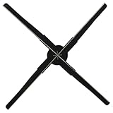 MKHQST 3D-Ventilator-Hologramm-Projektor, WLAN-Display, Werbelogo-Licht, LED-Schild, holografische Lampe, dreidimensionale Projektoren,Gute Anziehung Schaffen