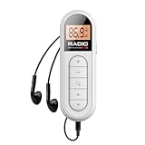 Kleines tragbares Radio | Tragbares FM-Radio | wiederaufladbares FM-Taschenradio für ältere Menschen, leichtes Radio mit hervorragendem Empfang, persönliches Radio mit Lithium-Akku mit 500 mAh