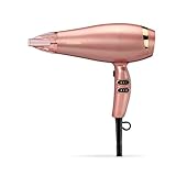 BaByliss Rose Gold Hair Dryer – 2100W Professioneller Ionic Haartrockner, leichter Reiseföhn, schnelles Trocknen durch Keramiktechnologie, 3 Temperatur- und 2 Geschwindigkeitsstufen, Silber, 5336E