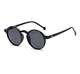 Long Keeper Runde Sonnenbrille Unisex - Klein Rund Retro Vintage Sonnenbrille für Herren Damen mit UV400 Schutz für Fahren Angeln Reisen