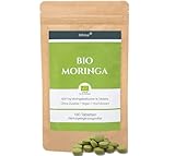 EXVital BIO Moringa Tabletten - 3000 mg Moringa Oleifera pro Tagesdosis - 180 Bio Moringa Presslinge, vegan & hochdosiert