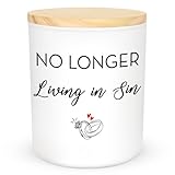 GAUDORA Verlobungsgeschenke für Paare, langlebige Vanille-Lavendel-Kerze, 284 ml, lustige Hochzeitsgeschenke für frisch verlobte Paare, Brautgeschenk für Frauen, Brautparty-Geschenkideen