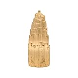 Beleuchteter Selenitkristall Eisberg, ohne Sockel, ca. 25 cm