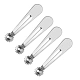 Edelstahl Tomaten Erdbeere Huller Entkerner 4er Set Praktisches Küchenzubehör für effiziente Obstzubereitungsarbeiten