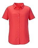 killtec Damen Funktionsbluse KOS 65 WMN WVN SHRT, Coral pink, 40, 41344-000