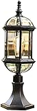 FSunKoFu Outdoor Lampe Post Lights wasserdichte Säule Scheinwerfer - mit fleißiger Basis im Freien wasserdichte Lampe Villa Tür Garden Hotel Park Rasen Sockel Licht für Outdoor Garden Post Pole Mount