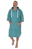 Unisex Damen Herren Poncho Badeponcho wewofashion by Otto Werner 3030 Blue Uni One Size