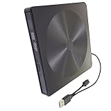 SHINEOFI Type Externes DVD Multifunktionales USB Cd DVD für Laptop und Desktop Ultra Tragbar Schwarz mit Fehlerkorrektur und Geräuscharmem Betrieb