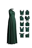 72styles Infinity Kleid mit Bandeau Brautjungfernkleider lang Multi-Way Kleid Wickelkleid Damen Maxi Übergröße Convertible Abendkleider Elegant für Hochzeit Ballkleider Abschlusskleid