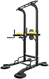 Gym Krafttraining Power Tower Dip-Ständer al Klimmzugstangen Power Tower Klimmzugstange Dip-Station steht höhenverstellbar 150–240 cm Übung Home Gym Tower Bodybuilding Dip-Station