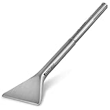 S&R Breitmeißel, Spatmeißel SDS MAX Schaft, 350 x 105 mm, Betonmeißel, extra breit, Meißel in Industrie-Qualität Made in Germany, gehärtet, besonders hohe Schlagkraftübertragung