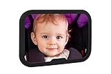 Altabebe 360° Baby Autospiegel - 100% Bruchsicherer Rücksitzspiegel - Baby Erstausstattung & Auto-Zubehör - Anpassbar - Geeignet für alle Kopfstützen