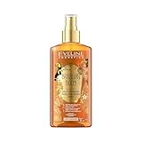 EVELINE COSMETICS Brazilian Body Luxuriöses Selbstbräunungsspray 5in1 für Gesicht & Körper Helle und dunkle Haut Sofortige Wirkung Sieben Tage anhaltende PureTan-Technologie pflanzliche Basis 150 ml