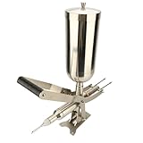 TARSHYRY Manuelle Donut-Füllmaschine, 4,5 L, Edelstahl-Sahnespritze für Donuts, Kuchen, Churros und Gebäck. Wiederverwendbares Bäckerwerkzeug für den Privaten oder Gewerblichen Gebrauch