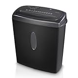 Hama Aktenvernichter Einzug Aktenvernichter professionell Home Office (Kreuzschnitt, Schredder, elektrisch, 12 Blatt Papier, CDs, Kunststoff Schredder, 21 Liter Papierkorb, Sicherheitsstufe 4 DSGVO)