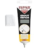ISPAR Fugenmörtel Grau 250g - Fertige Fugenmasse für Fliesenfugen mit Spachtel - Fugenfarbe für Fugenreparatur im Bad & Küche – Geruchsneutral & Praktisch