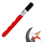 1/2/4/8 Stück Schleifstein Klein, Wetzstein, Messerschärfer, Tragbarer Etzstahl für Messer, Messerschärfer für Äxte, Messerschleifer für Heckenscheren/Scheren/Astscheren/Beile/Scheren/Sichel (1 Stück)