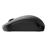 Tragbare Kabellose Silent-Maus, 1600 DPI Smart Stromsparende Universal-Maus Geeignet für Desktop-Laptops, Home-Office-Mäuse (Schwarz)