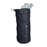 Tatonka Packbeutel Stuff Bag - Leichter Packsack mit Schnürzug - Aus recyceltem Polyester - 1 Liter Volumen, Black (1l)
