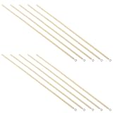 JECOMPRIS 10 Stück Teiliges Holzlaternen stäbe mit Aufhängehaken Natürliche Holzlanternen Griffe für Innen Außen Dekoration bei Kindergeburtstagen und Festen