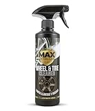 MAX DETAIL-LAB - Wheel & Tire - Felgenreiniger Auto Motorrad Säurefrei, Felgen Reiniger Alufelgen, Dreifache Wirkung ohne Reiben, Entfetter Detailing Waschen Autopflege Reinigung Aussen 500ml