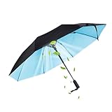 dzqad Sonnenschirm | Kühlender Sonnenschirm Mit Ventilator - Wiederaufladbarer Sonnen Und Regenschutz Für Outdoor Angeln Camping Reisezubehör Sommersport