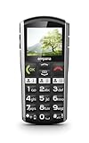 emporiaSIMPLICITY, Seniorenhandy, Tastenhandy ohne Vertrag, Mobiltelefon mit Notruftaste, 2-Zoll-Display, Schwarz