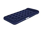 Bestway Single-Luftbett mit integrierter Fußpumpe 188 x 99 x 28 cm, Dunkelblau