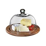 Zassenhaus Käseglocke mit Glasdeckel, akazie Ø 25 cm, 55863