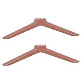 DIYEAH 1 Paar Universal-TV-Ständer: Tisch-TV-Ständer – Tragbare Basis für Schlafzimmer, Schlafsaal, Büro, Wohnzimmer und Ecke, Roségold