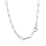 NKlaus 50cm Ankerkette 925 Silber elegante Halskette Breite: 3,4mm Collier 5,54g schwer 9597