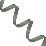 sourcing map Schrägband, 1,27 cm, 9,1 m, mit Baumwollkern, Lippenkordel zum Nähen, Binden, Saumkissen, DIY, Dekoration, Handwerk, Grau