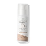 Laboratoires de Biarritz - Getönte Sonnencreme Gesicht - Beige - LSF50 ALGA MARIS® Bio-zertifiziert - Hydriert, mattiert, sorgt für ein gesundes Strahlen - 50 ml - Made in France