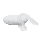 Maßgefertigte Knirscherschiene für Nacht, Aufbissschiene für Nacht, Zahnschiene Mundschutz, Mouth Guard, Gegen Bruxismus und Zähneknirschen, Verbessert den Schlaf, für den Oberkiefer