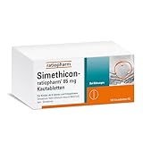 Simethicon-ratiopharm 85 mg Kautabletten: Helfen effektiv bei Blähungen und einem unangenehmen Völlegefühl, 100 Kautabletten