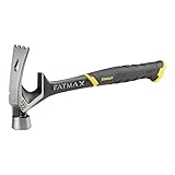 STANLEY FatMax Demontage Hammer (620g, abgeschrägter Nagelschlitz, große Schlagoberfläche, extra langer Handgriff, zum Stemmen, Schaben, Zerspannen, 1 Stück) FMHT51367-2
