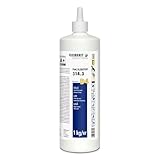 KLEIBERIT 314.3 Holzleim D4 – wasserfester PVAc-Dispersionsleim 1 kg Flasche für Fenster, Türen, Treppen, Trennwände & Massivholz – kurze Presszeiten & transparente Leimfuge