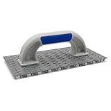 DEWEPRO Profi Edelputzkratzer - Putzkratzer - Raspelbrett für Mineralputz - Abmessung: 250x135mm