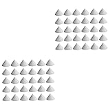 NUOBESTY 2 Sätze Keramische Nägel Technik Werkzeuge Wursttüten Töpfer Nägel Nagel Pottery Tools Keramik Brennofen Töpferofen Bewegliche Nägel Ofen-anhänger Aluminiumoxid Weiß 30 Stück * 2