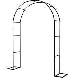 WHFTD Metall Gartenbogen Für Kletterpflanzen, Robuster Rosenbogen Aus Metall Stabil Breite 120Cm/140Cm/180Cm/350Cm, Torbogen Rankhilfe Pergola Spalier Für Rosen Blumen Im Garten Terrasse,W3.5M*H2.2M