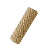 Outanaya Katzenkratzbaum Ersatzpfosten Sisal Kratzsäule 7cm Durchmesser 30cm Länge Holz Kletterer für Katzen Zuhause