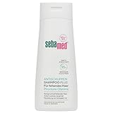 Sebamed Antischuppen Shampoo plus, 95% weniger Schuppen nach nur 4 Wochen, Shampoo für Damen und Herren, auch zur Bekämpfung von fettendem Haar und Juckreiz, für die tägliche Reinigung, 200 ml