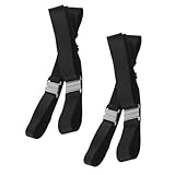 Ipetboom 4 STÜCKE Plus Verstellbare Oberschenkelbänder aus Polyester und Zinklegierung Elastische Strumpfbänder für Damen Hoher Langlebig Modisches Design für Verschiedene