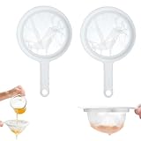 2 Stück Sieb Fein,Plastiksieb Kefir,Haarsieb Küche,Feines Sieb,Passiersieb,Küchensieb Kunststoff,Geeignet Zum Filtern Von Joghurt,Mehl Und Honig